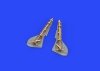 Eduard 648942 Fw 190A-7 undercarriage legs BRONZE Eduard 1/48